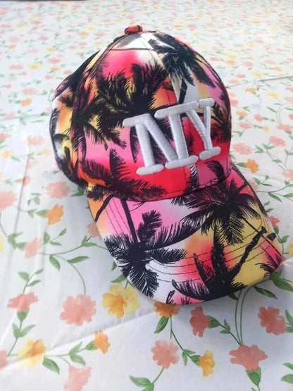 Casquette NY "Tropical Sunset" Style Californien