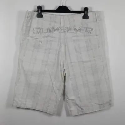 Quiksilver "Relaxed Fit" Plaid Shorts – Size M