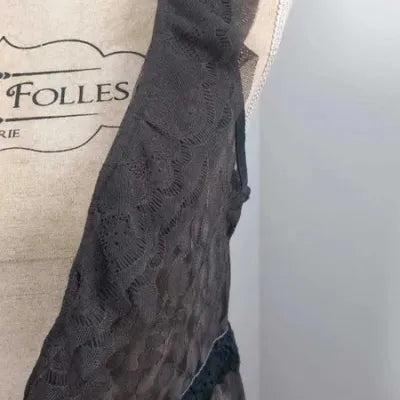 Gilet Sans Manches Dentelle Noire Street One - Taille 38 (M)- Style Romantique