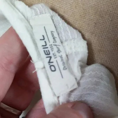 Débardeur O'neill Blanc Bohème - Taille S - Dentelle & Pompons