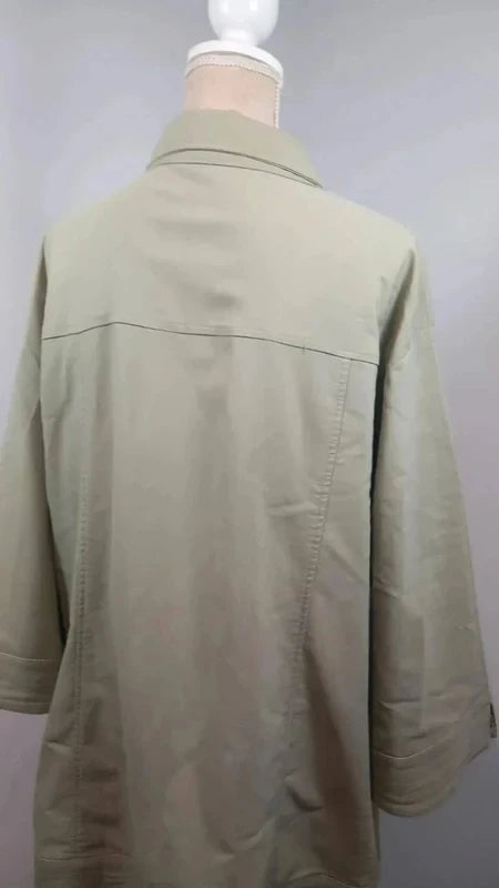 Chemise/Veste Oversize Vert Sauge/Kaki - Miss Lucci - T. 4/54