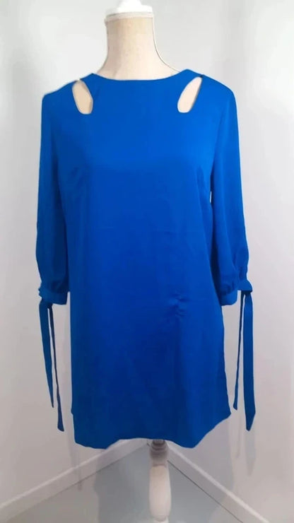 Longue Tunique/Robe courte NEUVE - T. 40 - Mademoiselle R (La Redoute) - Bleu Ro