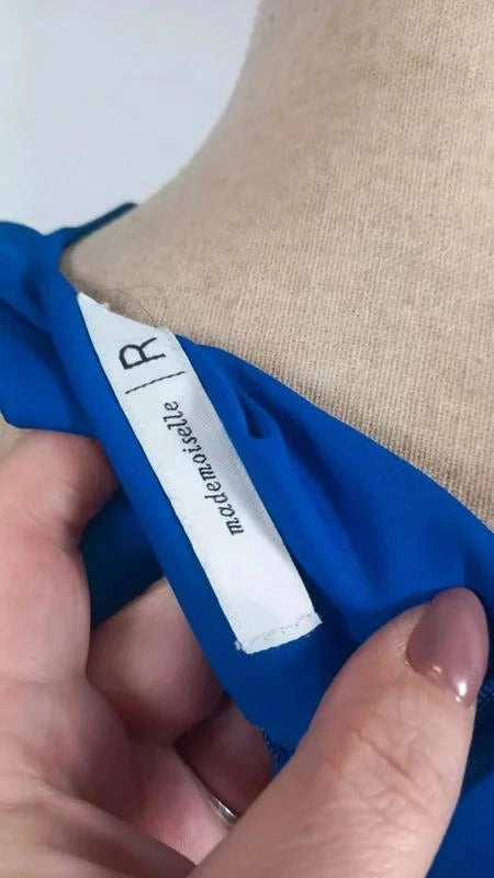 Longue Tunique/Robe courte NEUVE - T. 40 - Mademoiselle R (La Redoute) - Bleu Ro