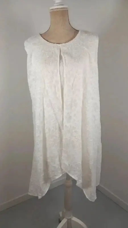 Sublime Asymmetrical Tunic - Ecru - Size 6 (54 and up)