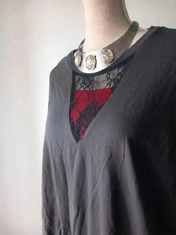 body gris et dentelle de chez Asos