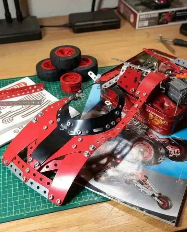 Meccano Multimodels 7550 – Pièces de Construction Vintage – Lot Incomplet