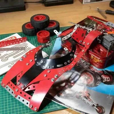 Meccano Multimodels 7550 – Pièces de Construction Vintage – Lot Incomplet