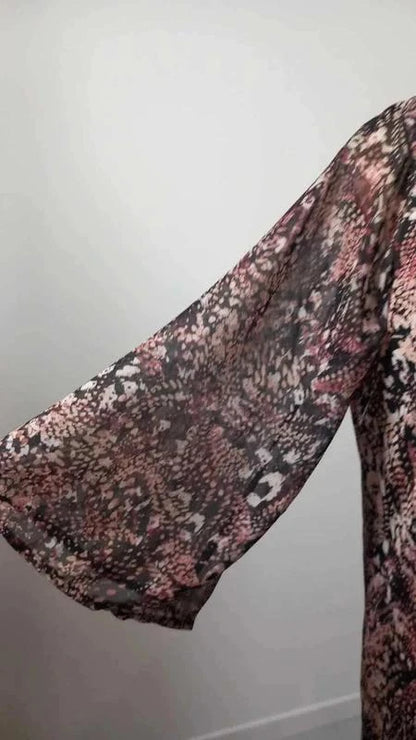 Tunique Voile Jacqueline Riu - Imprimé Python/Abstrait - Taille 4 (44/46)
