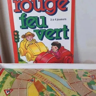 Vintage Nathan Educational Game – Red Light, Green Light – 1987 – Complete