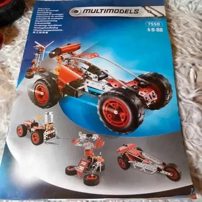 Meccano Multimodels 7550 – Pièces de Construction Vintage – Lot Incomplet