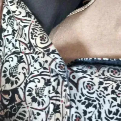 Chemise Vintage Création Atelier GG – Jacquard Carreaux Arabesques – Épaulettes – Taille 52 (XXL)
