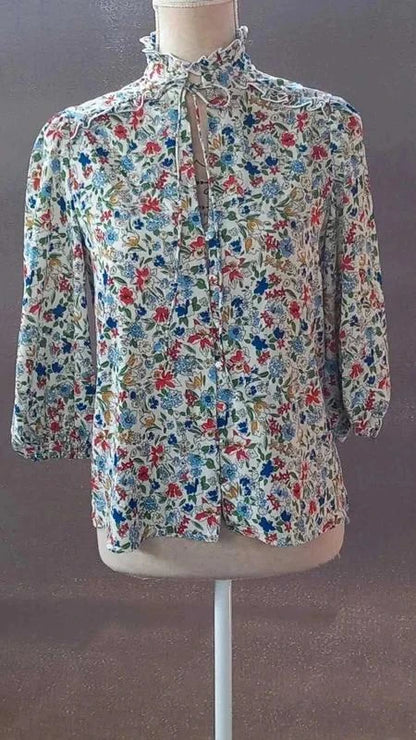 Sublimissime Chemise Mango Neuve - Style Rétro taille xs