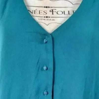 Robe bleue canard de la marque Kiabi taille 50