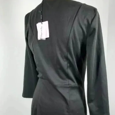 Robe Noire Naf Naf "Chic & Graphique" - Neuve avec Étiquette