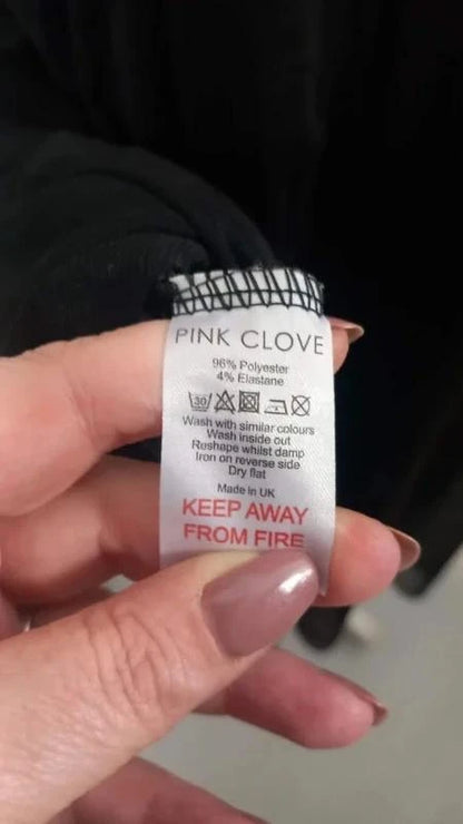 ROBE Pink Clove NEUVE - T. 56 - Bi-matière Brique/Noir Tulle et Côtes - Élégante