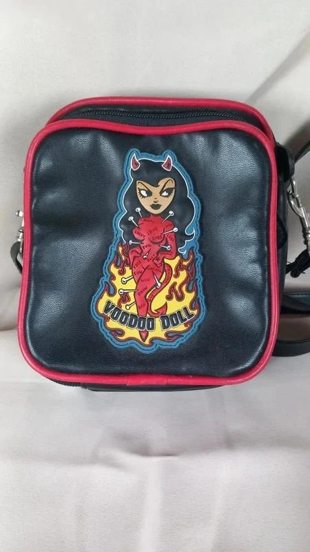 Sac Bandoulière "Voodoo Doll" Style Kustom / Rockabilly / Goth
