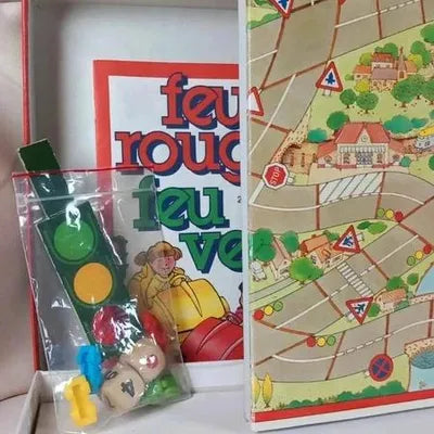 Vintage Nathan Educational Game – Red Light, Green Light – 1987 – Complete