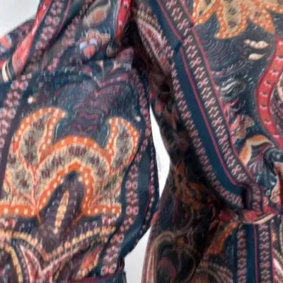 Robe Tunique ELORA Voile Bohème – Imprimé Paisley – Taille 1 – NEUVE