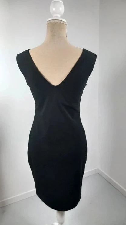Robe Noire Ajustée KOTON - Taille L (40) - NEUVE sans Étiquette - Chic & Busines