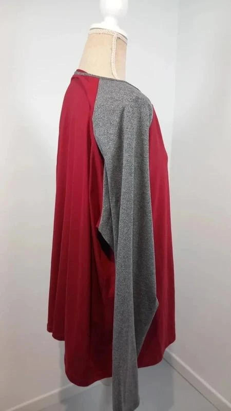 Tunique Neuve 5XL (54/56) - Manches Raglan Bicolore - Style Décontracté