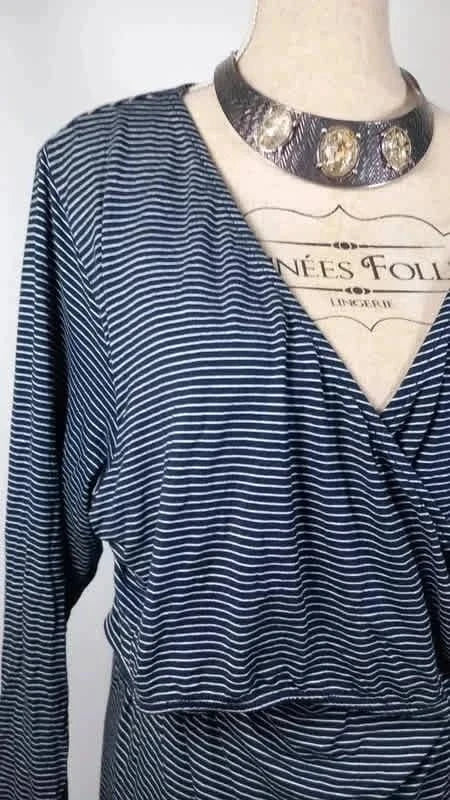 Belle robe marinière sexy spécial allaitement marque Kiabi taille XXL 50/52