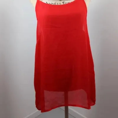 Red Fluid Basic Collection Cami Top - Size L - New