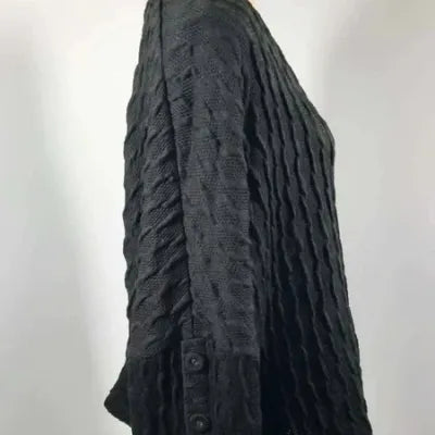 Pull Léger Jean Marc Philippe – Maille Relief – Coupe Chauve-Souris – Col V – Grande Taille 52/56