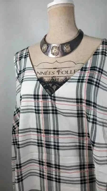 Blouse élégante Blancheporte – Taille 54 – Décolleté dentelle