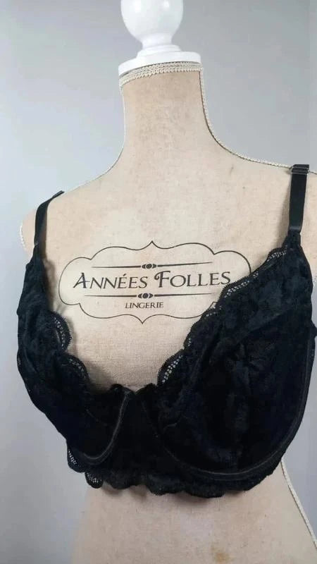 Magnifique Soutien-Gorge Dentelle Noir - Taille 4XL (Neuf)