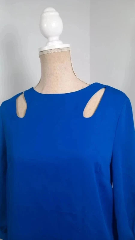 Longue Tunique/Robe courte NEUVE - T. 40 - Mademoiselle R (La Redoute) - Bleu Ro