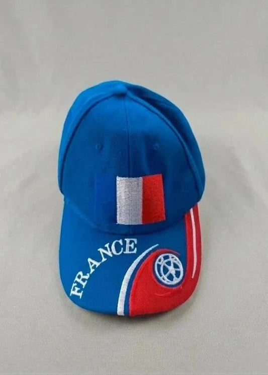 Casquette Supporteur "France" Allez les Bleus !
