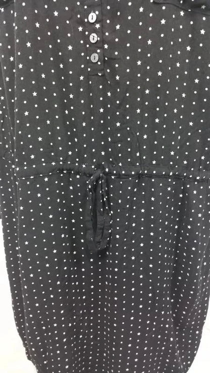 Robe/Tunique Noire "Étoiles" - Bonprix - T. 54