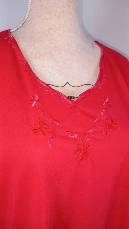 Tee-shirt Rouge Confortable - Étiquette XXXXL