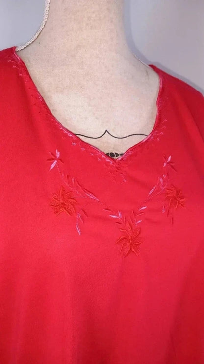 Tee-shirt Rouge Confortable - Étiquette XXXXL