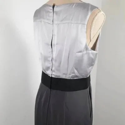 Robe Satinée H&M 40 - Neuve - Coupe Cache-Cœur & Poches
