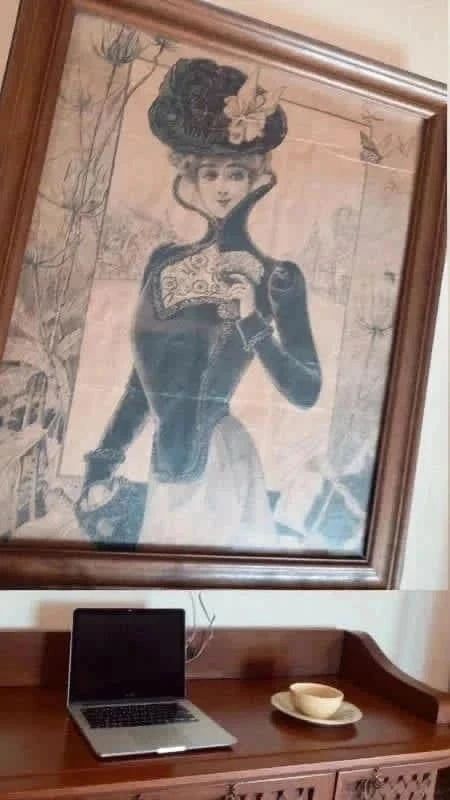 Vintage print – Old illustration from a newspaper
