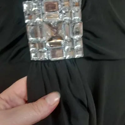 Robe de Soirée Noire Damart Chic - Neuve - Taille 42 (Extensible)