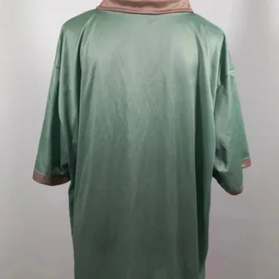 Polo Homme Neuf 4XL - Vert Sapin & Col Satiné Beige - Golf / Décontracté