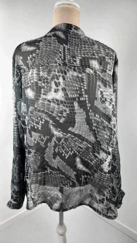 Chemise Fluide Imprimé Python - M&S Mode - Taille 52/54