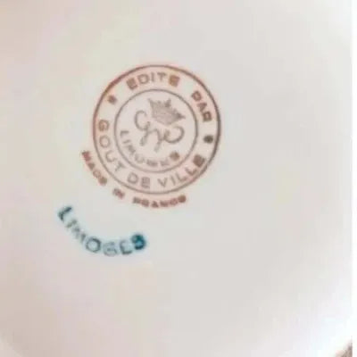 Charming vintage ceramic pitcher / milk jug - Aqua Blue & Cream