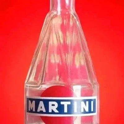 Carafe Verre Martini Bistro Bar Pichet Publicitaire Vintage