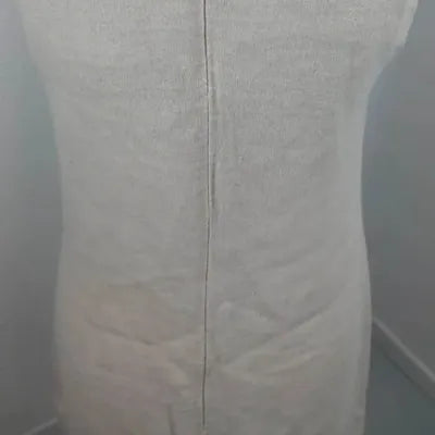 Robe 100% LIN Jacqueline Riu – Beige & Écru Taille 2 (38/40)