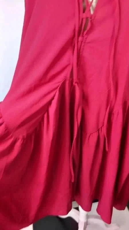 Robe tunique bordeaux missguided neuve t.52