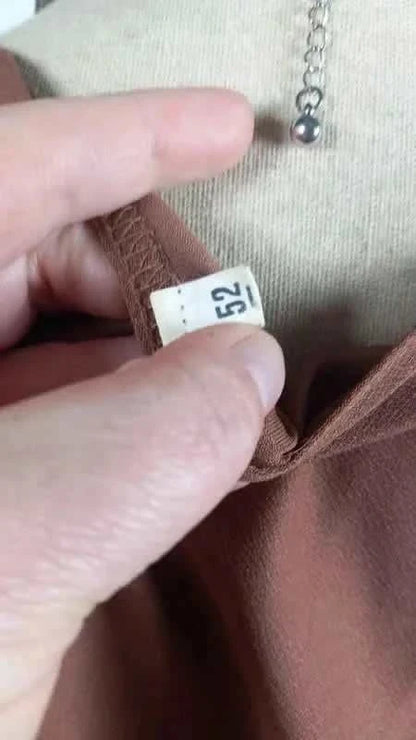 Ensemble Tunique & Pantalon T52 Neuf - Couleur brun/marron & Imprimé