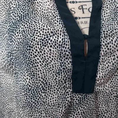 Tunique Longue Jacqueline Riu – Imprimé Animalier Chic – Taille 44 – TBE