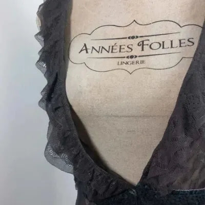 Gilet Sans Manches Dentelle Noire Street One - Taille 38 (M)- Style Romantique