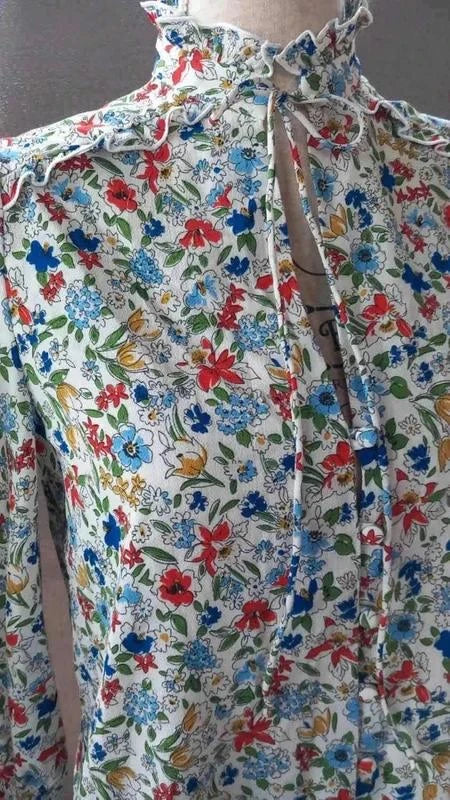 Sublimissime Chemise Mango Neuve - Style Rétro taille xs