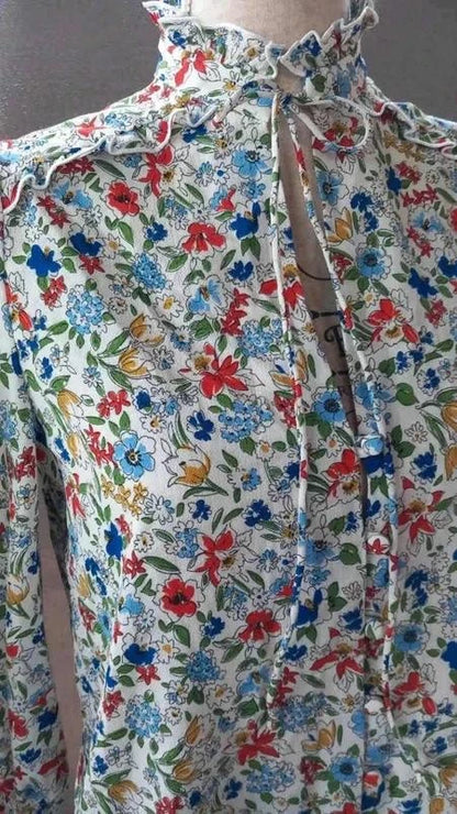 Sublimissime Chemise Mango Neuve - Style Rétro taille xs