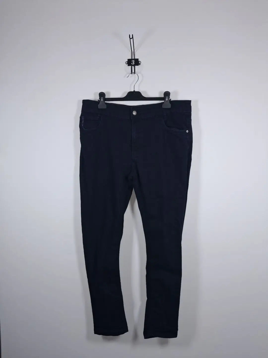Jean Slim / Chino Terre de Marins Bleu Marine – Taille 46 – NEUF