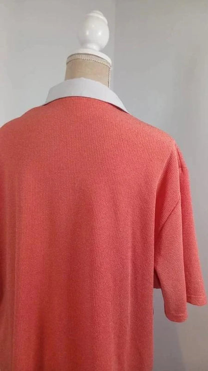 Pull chemise 2-en-1 Size Up - NEUF (sans étiquette) - T. 58/60